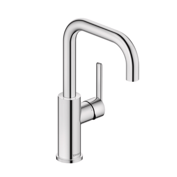 Duravit Balcoon Смеситель для раковины, 1 отв, Fresh Start и Minus Flow, цвет: хром