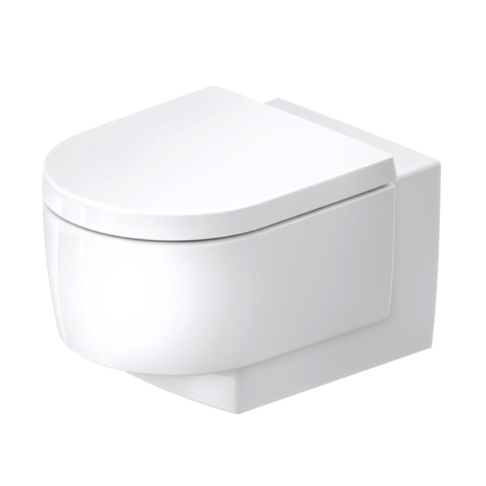 Duravit Balcoon Унитаз, подвесной, безободковый, DuraShield, цвет: белый матовый