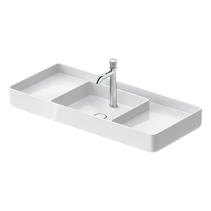 Duravit Bento Starck Box Раковина накладная, с 1 отв, HygieneGlaze, цвет: белый глянцевый