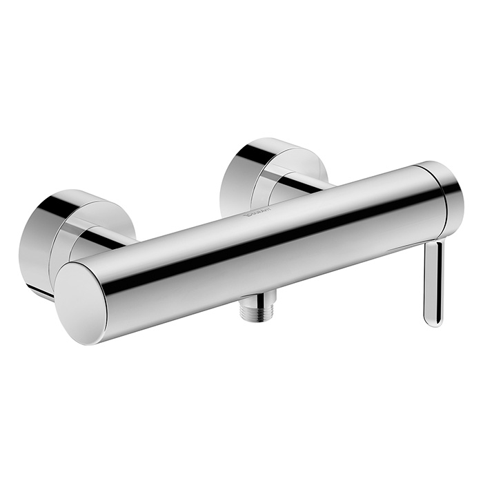 Duravit C.1 Смеситель для душа настенный, выпуск снизу, цвет: хром