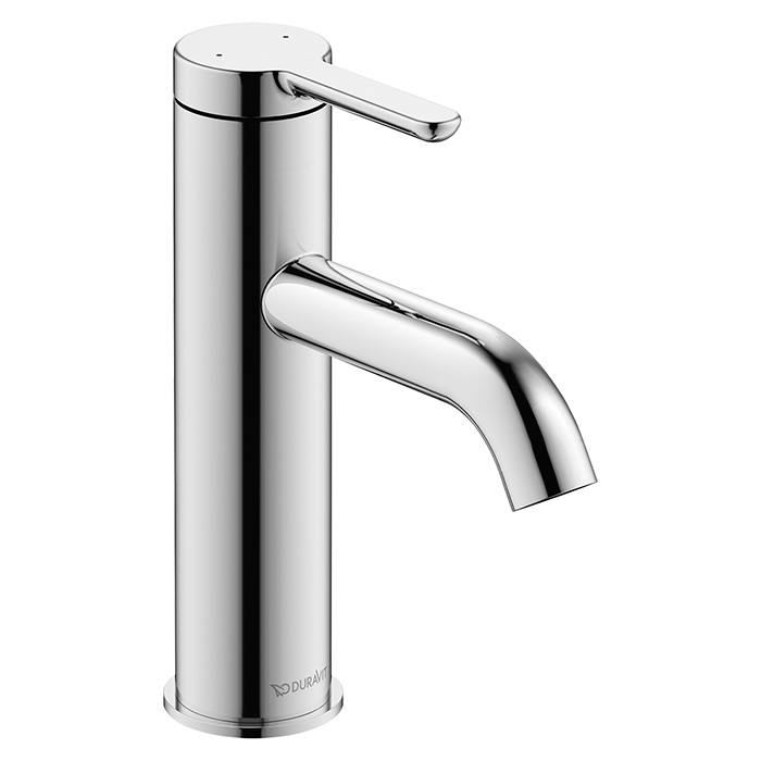 Duravit C.1 Смеситель для раковины, 1 отв, излив, цвет: хром