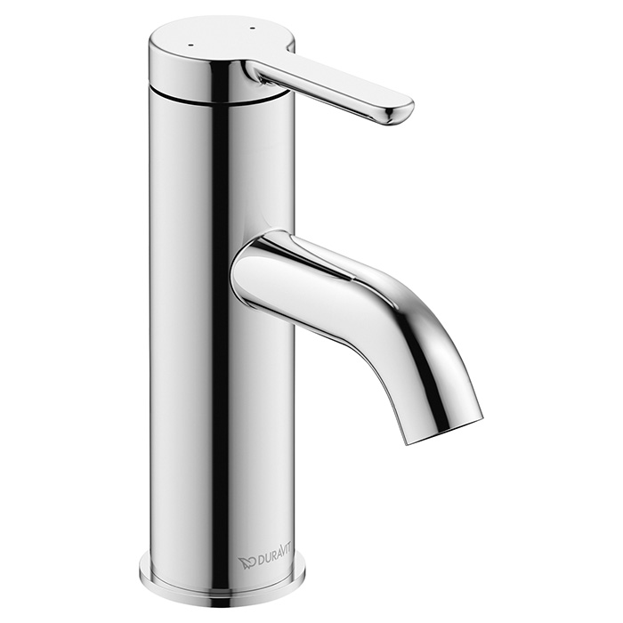Duravit C.1 Смеситель для раковины, 1 отв, излив, цвет: хром