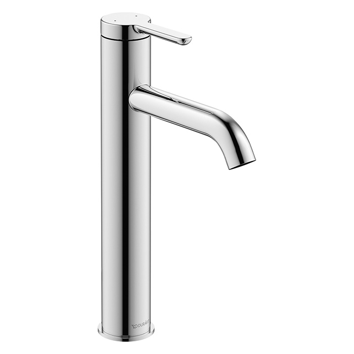 Duravit C.1 Смеситель для раковины, высокий, 1 отв, излив, цвет: хром