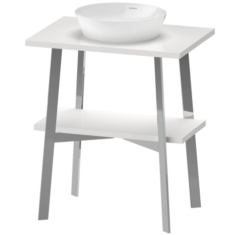 Duravit Cape Cod Консоль напольная с раковиной, с 1 отв. под смеситель, с 1 полкой, цвет: белый глянцевый