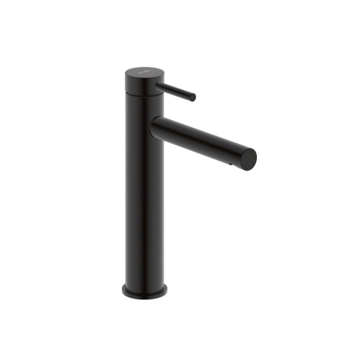 Duravit Circle L Смеситель для раковины, высокий, 1 отв, цвет: черный матовый