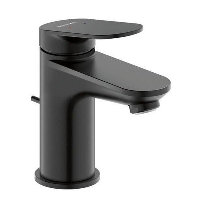 Duravit Circle M Смеситель для раковины, на 1 отв, с донным клапаном, цвет: черный матовый