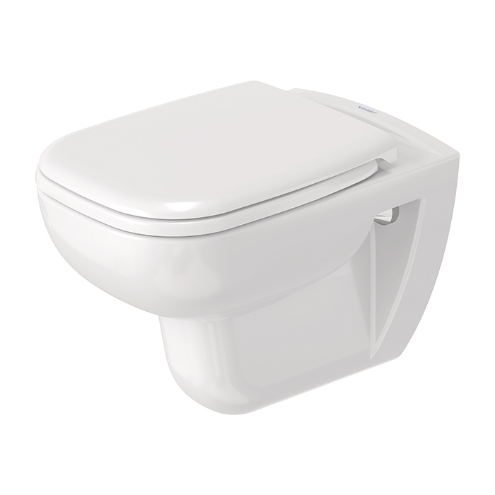 Duravit D-Code Комплект: подвесной унитаз Rimless + сиденье с SoftClose 006739