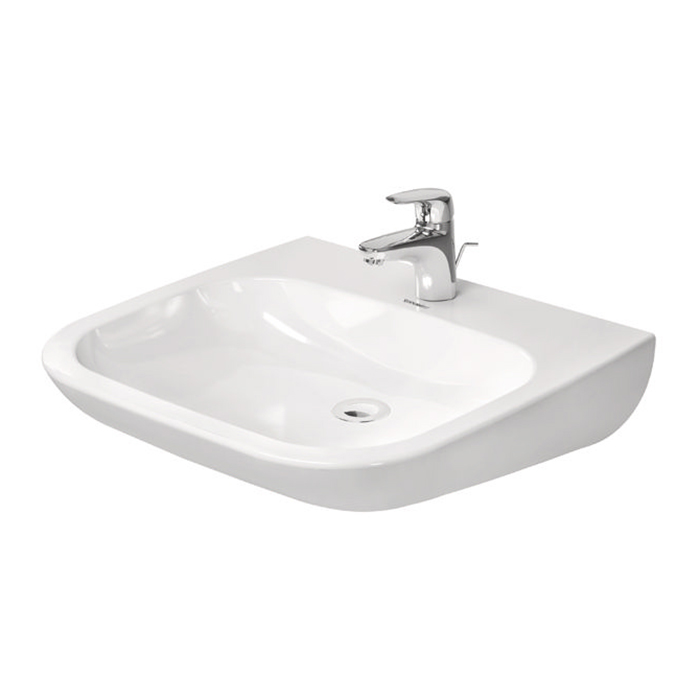 Duravit D-Code Раковина медицинский Med, без перелива, с 1 отв. под смес, цвет: белый
