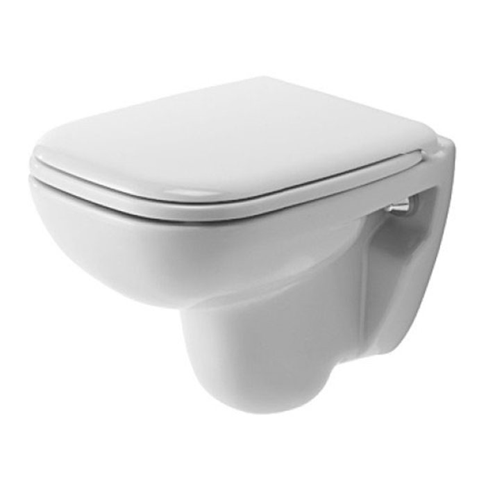 Duravit D-Code Унитаз подвесной, компакт с вертикальным смывом, цвет: белый