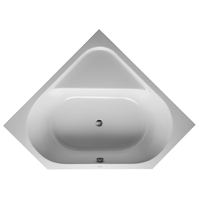 Duravit D-code Ванна угловая, встраиваемая, акрил, цвет: белый
