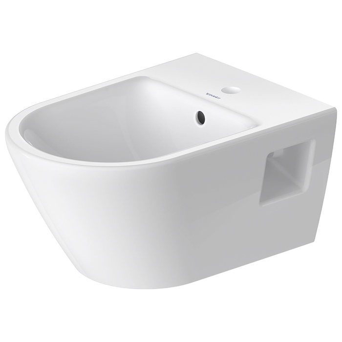 Duravit D-Neo Биде подвесное, с переливом, 1 отв, цвет: белый