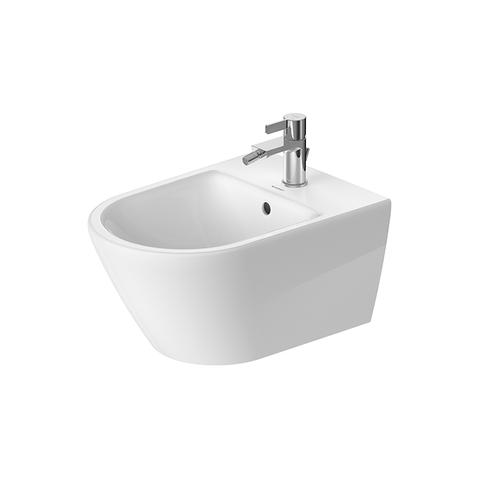 Duravit D-Neo Биде подвесное, с переливом, 1 отв, цвет: белый