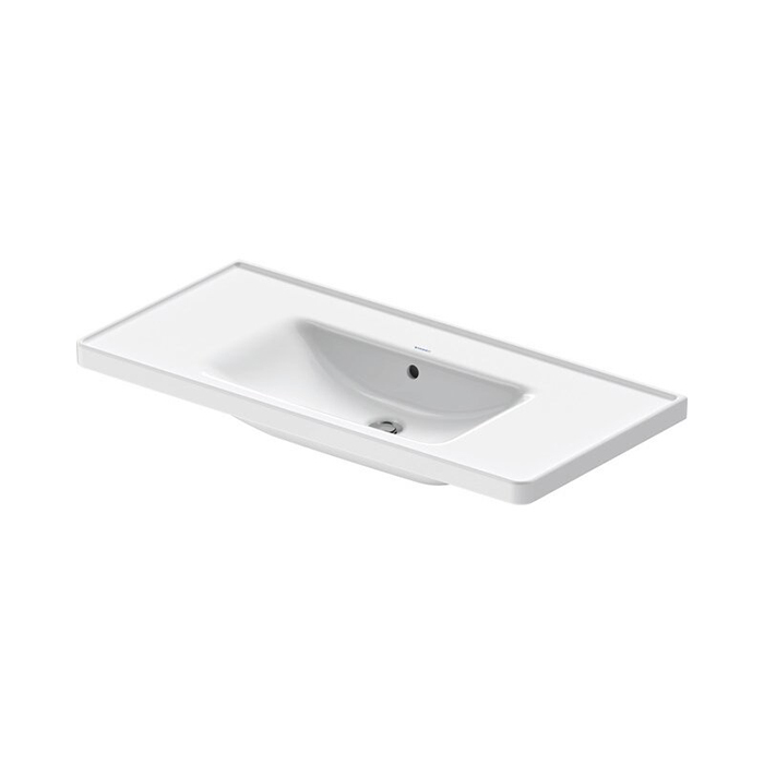 Duravit D-Neo Раковина, без отв, накладная, с переливом, цвет: белый