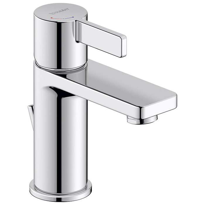 Duravit D-Neo Смеситель для раковины, 1 отв, EcoStart, цвет: хром