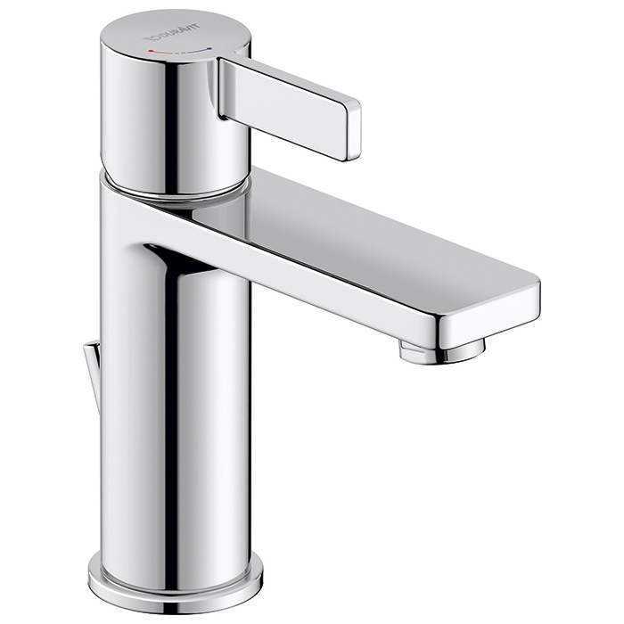 Duravit D-Neo Смеситель для раковины, 1 отв, EcoStart, цвет: хром