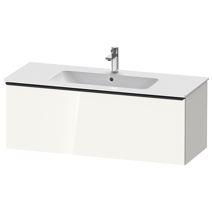 Duravit D-Neo Тумбочка подвесная, раковина, 1 ящик, цвет: белый высокоглянцевый