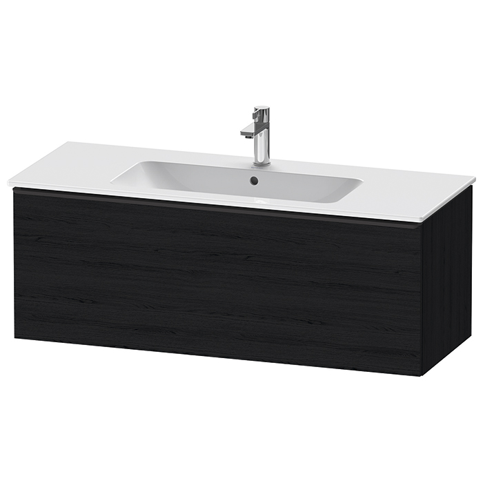 Duravit D-Neo Тумбочка подвесная, раковина, 1 ящик, цвет: Black Oak