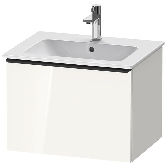 Duravit D-Neo Тумбочка подвесная, раковина, 1 ящик, цвет: белый высокоглянцевый