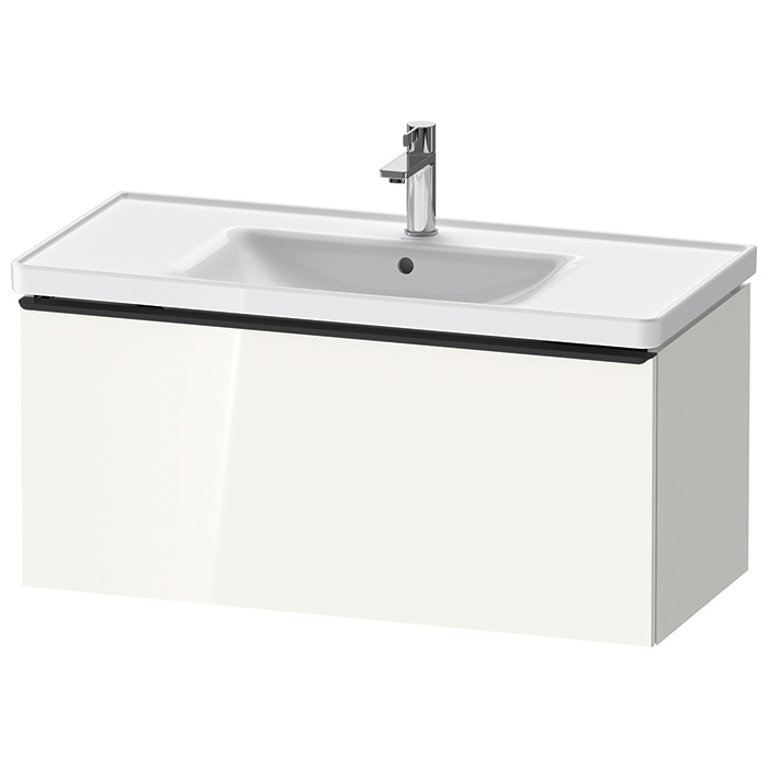Duravit D-Neo Тумбочка подвесная, раковина, 1 ящик, цвет: белый высокоглянцевый