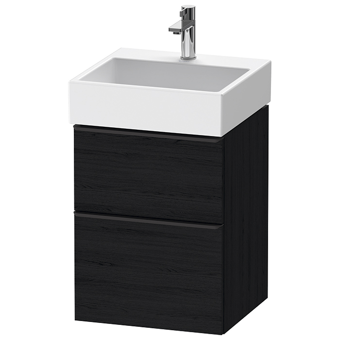 Duravit D-Neo Тумбочка подвесная, раковина, 1 ящик, цвет: Black Oak