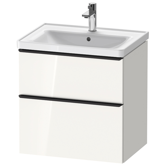 Duravit D-Neo Тумбочка подвесная, раковина, 1 ящик, цвет: белый высокоглянцевый