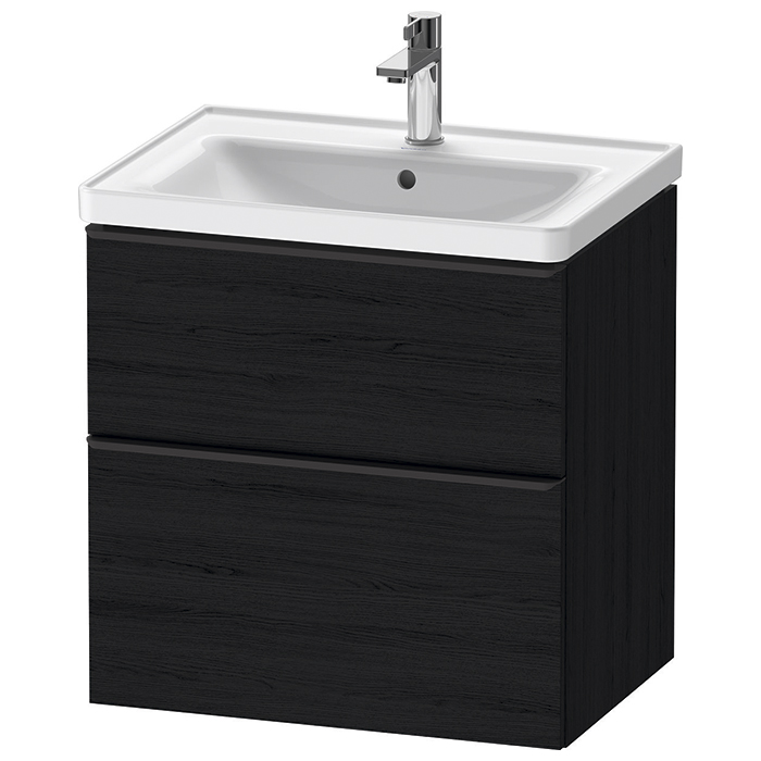 Duravit D-Neo Тумбочка подвесная, раковина, 1 ящик, цвет: Black Oak