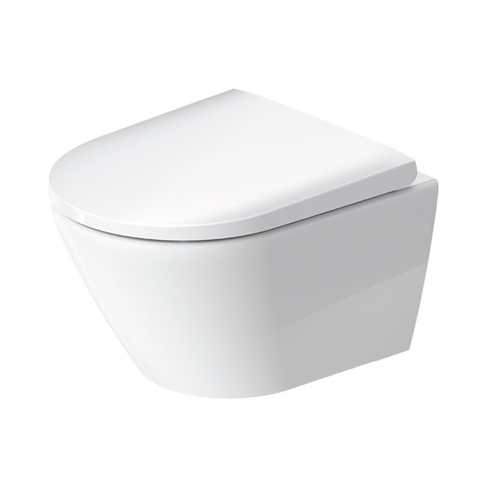 Duravit D-Neo Унитаз, подвесной, безободковый, цвет: белый глянцевый