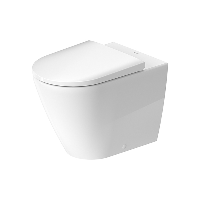 Duravit D-Neo Унитаз, напольный, безободковый, слив в стену, цвет: белый