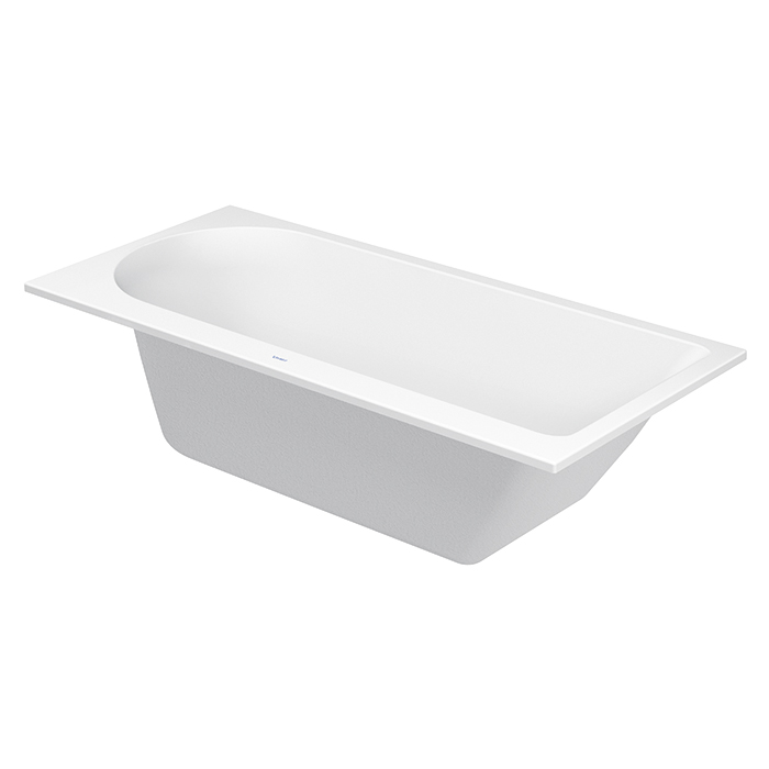 Duravit Darling New Ванна, акриловая, прямоугольная встраиваемая или с панелями,с наклоном для спины справа, цвет: белый