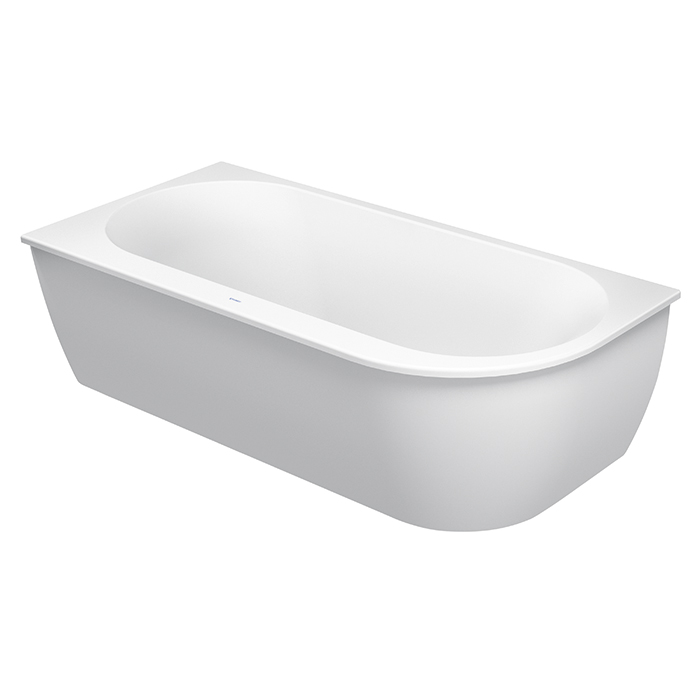 Duravit Darling New Ванна, акриловая, угол слева, с панелью и ножками,с 2 наклонами для спины, цвет: белый