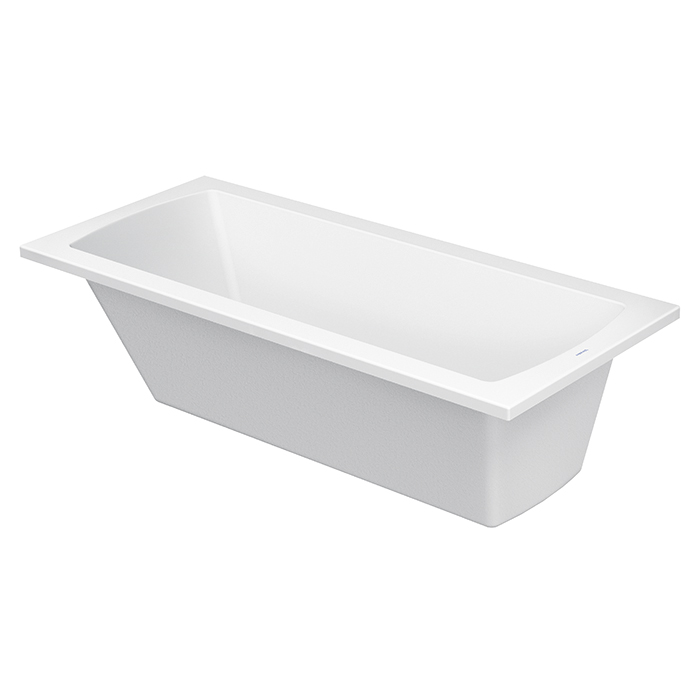 Duravit Daro Ванна, акриловая, прямоугольная встраиваемая,с наклоном для спины, цвет: белый