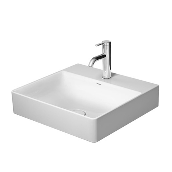 Duravit DuraSquare Раковина накладная, с 1 отв, без перелива, с крепежом, цвет: белый