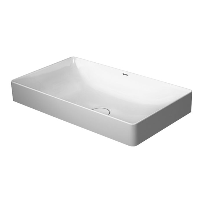 Duravit DuraSquare Умывальник, накладная, без перелива, цвет: белый