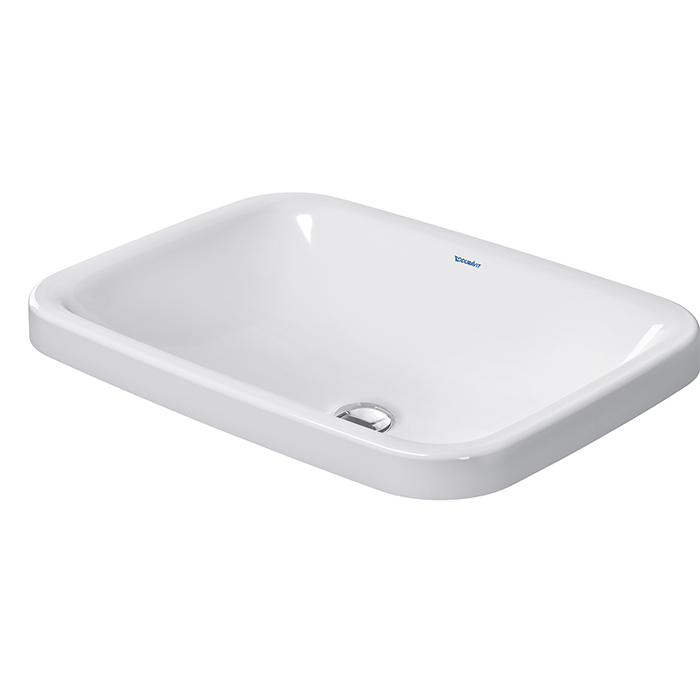 Duravit DuraStyle Раковина встраиваемая, без отв, без перелива, покрытие WonderGliss, цвет: белый