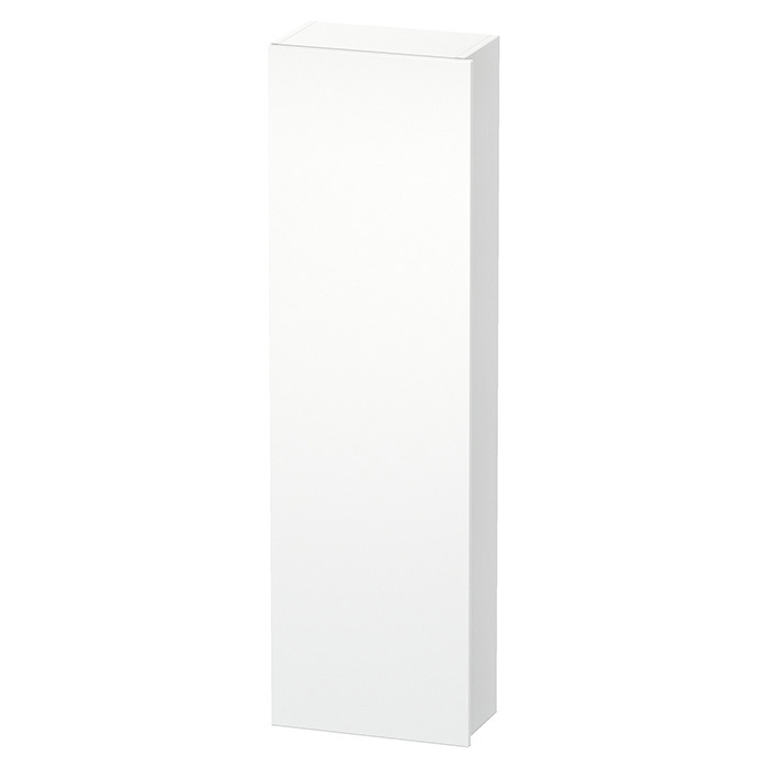 Duravit DuraStyle Шкаф, подвесной, левый, 1 дверь, 4 стеклянные полки, цвет: белый матовый