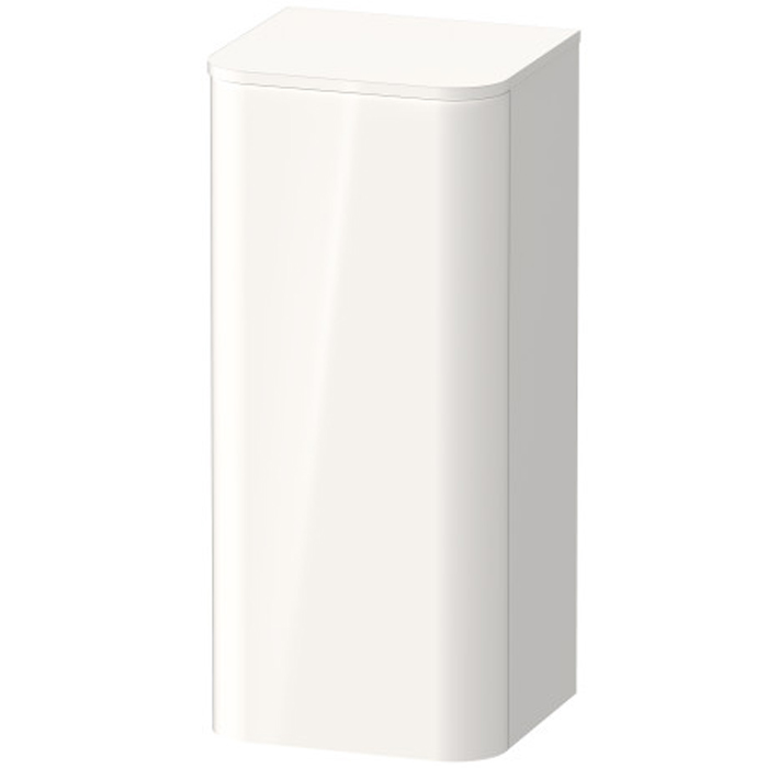Duravit Happy D.2 Plus Пенал подвесной 1 дверь, 2 стекл. полки, DX, цвет: белый глянцевый