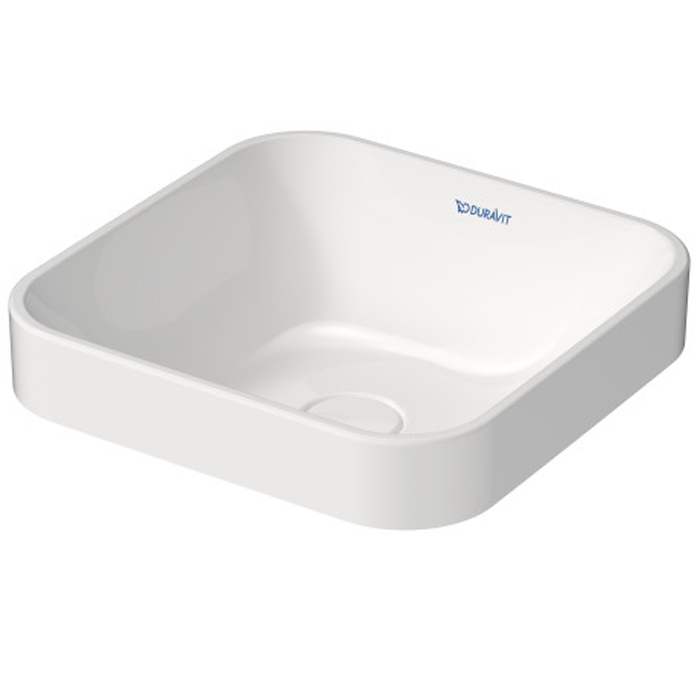 Duravit Happy D.2 Plus Раковина, без отв, накладная, квадратная, цвет: белый