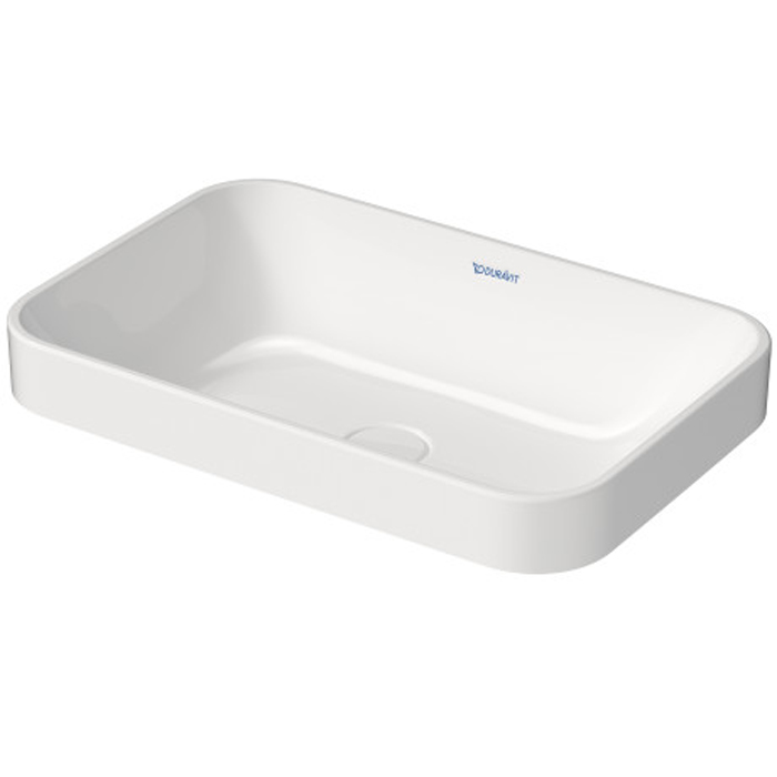 Duravit Happy D.2 Plus Раковина, без отв, накладная, цвет: белый
