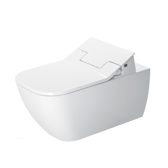 Duravit Happy D.2 SensoWash Унитаз подвесной, с креплениями, безободковый, с HygieneGlaze, цвет: белый