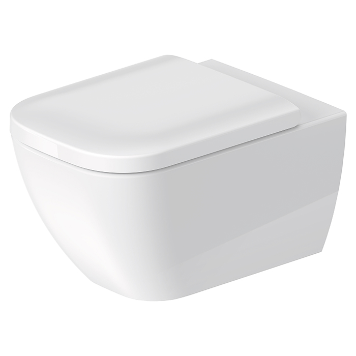 Duravit Happy D.2 Унитаз подвесной безободковый, с креплением, цвет: белый