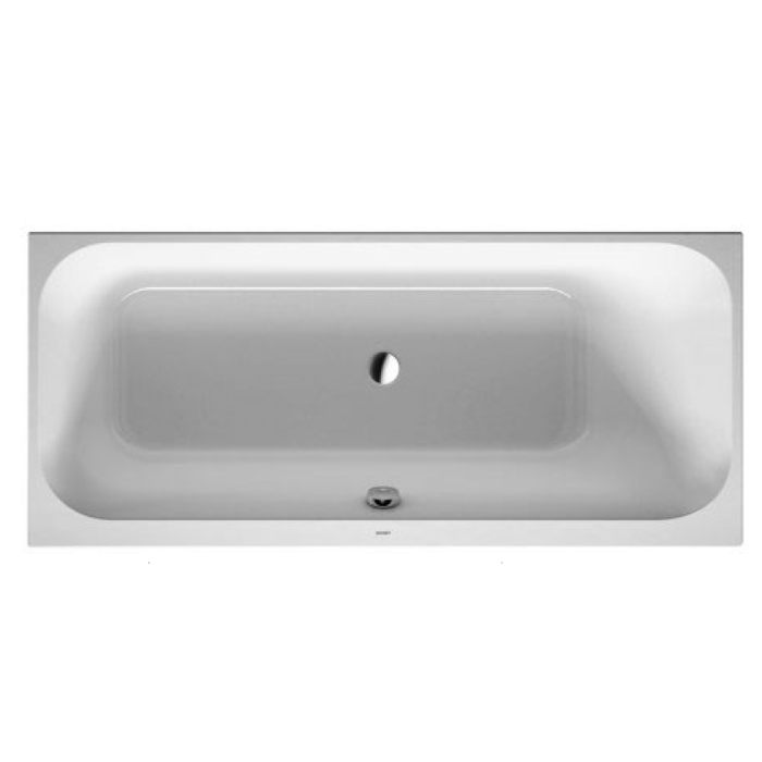 Duravit Happy D.2 Ванна акриловая, прямоугольная.встраиваемая версия, с наклоном для спины справа, цвет: белый