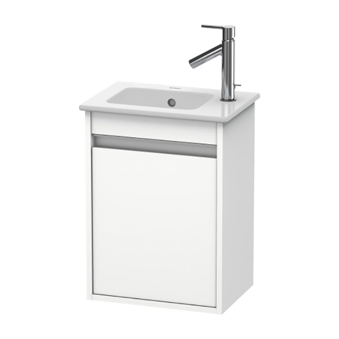 Duravit Ketho Тумба подвесная, с раковиной, с 1 дверка, цвет: белый матовый