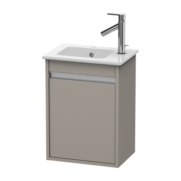 Duravit Ketho Тумба подвесная, с раковиной, с 1 дверка, цвет: Terra