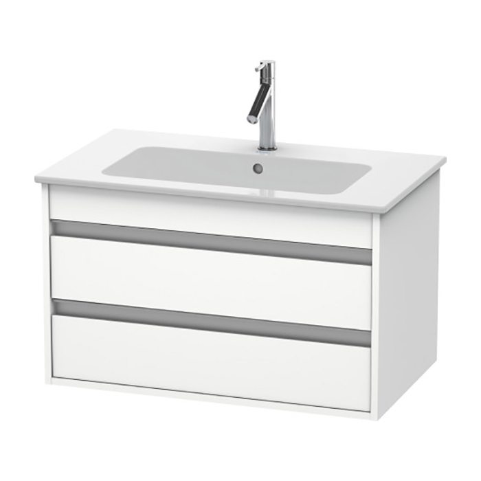 Duravit Ketho Тумба подвесная, с раковиной, с 2 выдв.ящиками, цвет: белый матовый