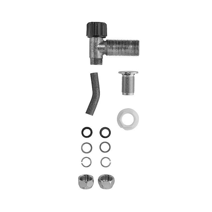 Duravit Комплект переходников, цвет: хром