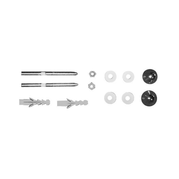 Duravit Крепление для писсуаров Dellarco, Duraplus, Utronic, McDry, Katja, цвет: хром