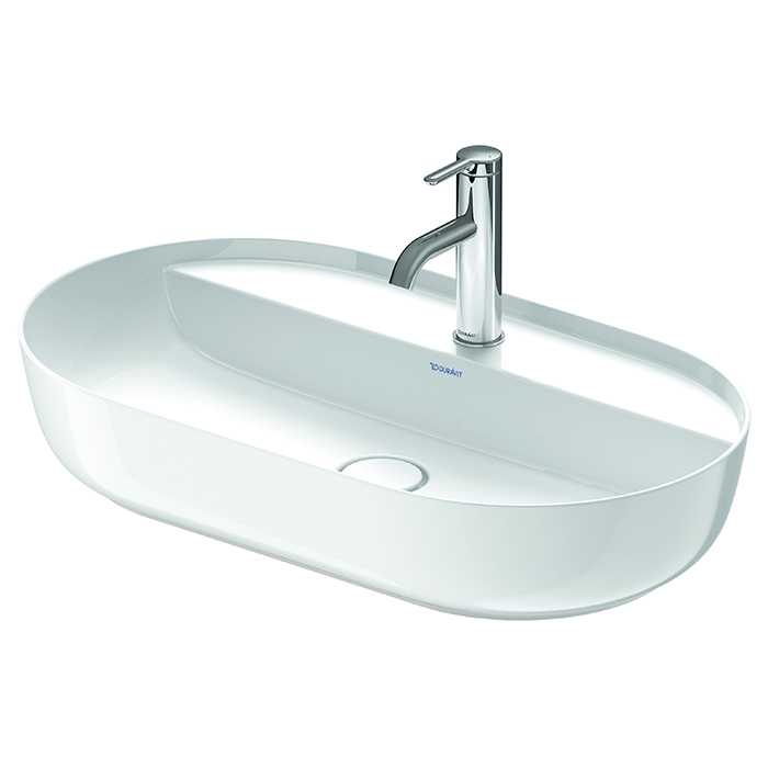 Duravit Luv Раковина, накладная, 1 отв, цвет: белый глянцевый