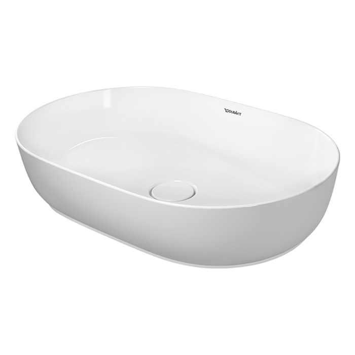 Duravit Luv Раковина, без отв, на столешницу, без перелива, с выпуском, с креплением, цвет: белый