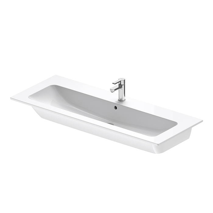Duravit ME by Starck Раковина подвесная, с площадкой, с 1 отв, по центру, цвет: белый