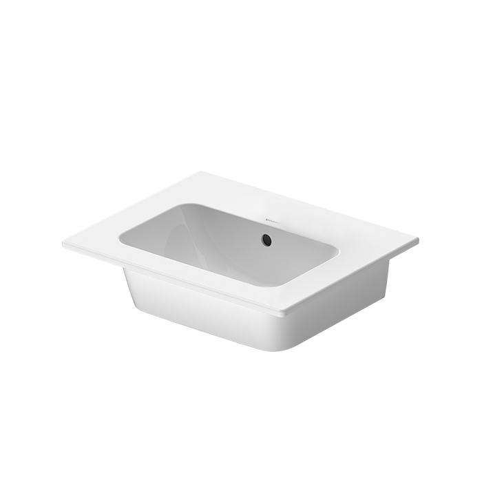 Duravit Me by Starck Раковина накладная, с переливом, без отв, WonderGliss, цвет: белый